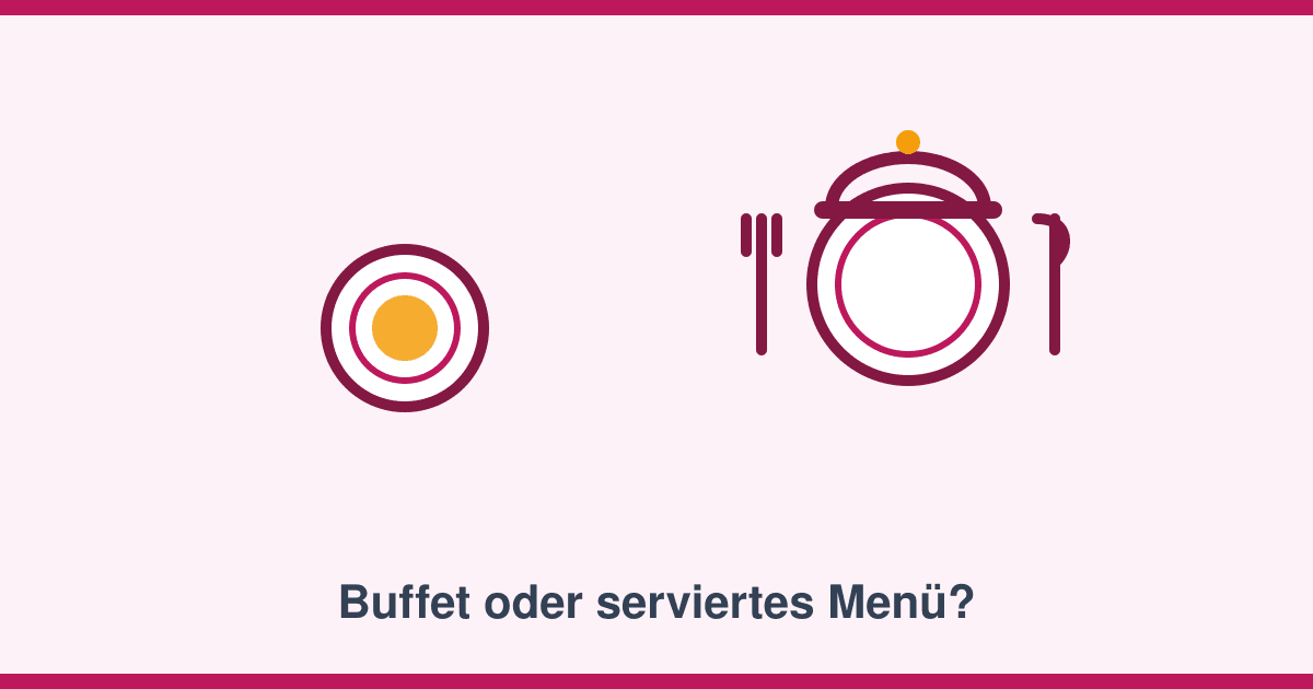 Buffet oder serviertes Menü? Was wirklich für welches Konzept spricht