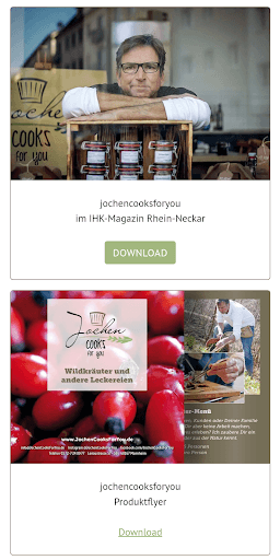 Jochen Cooks For You — Kundenfoto